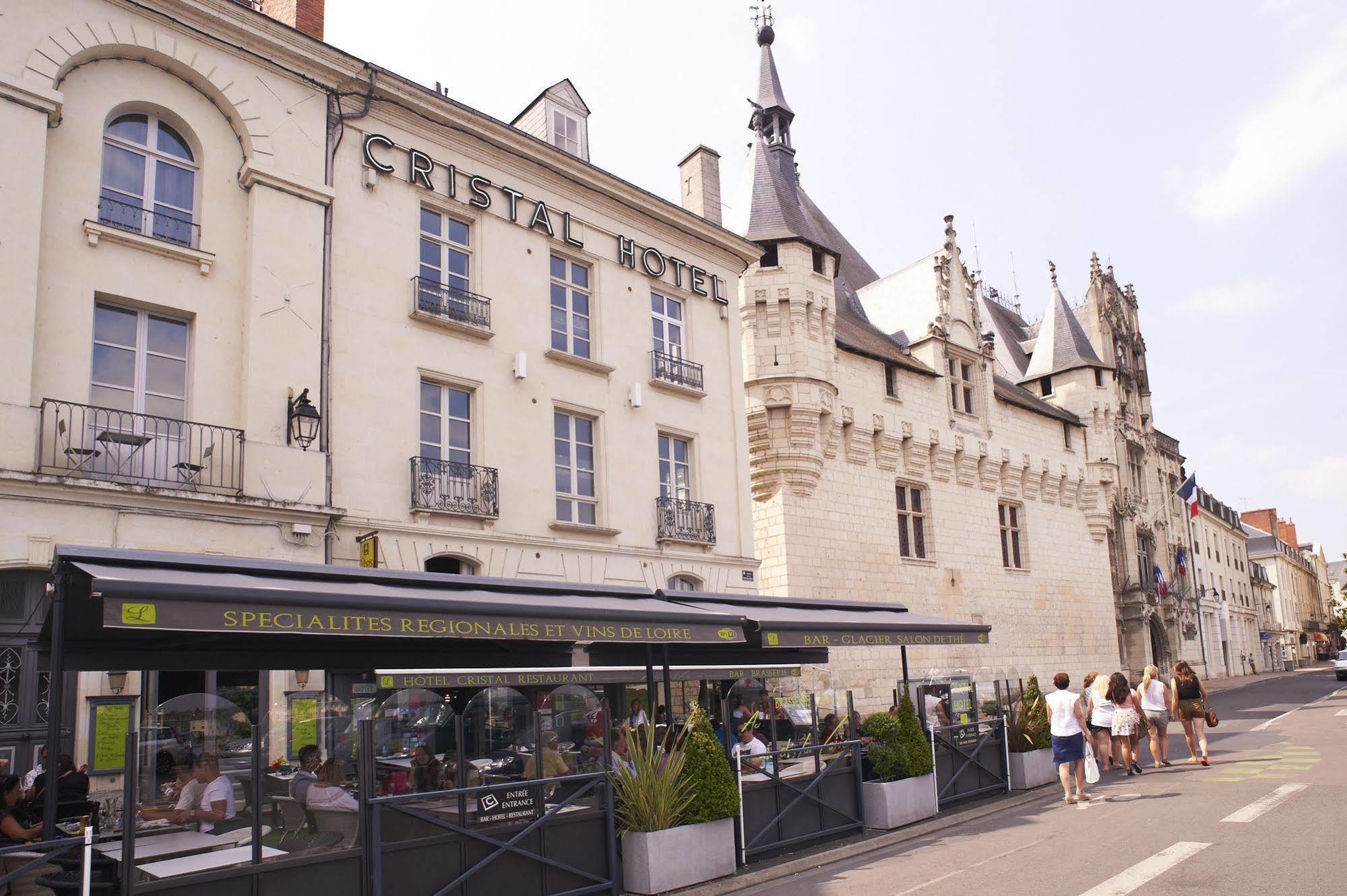 Cristal Hotel Restaurant - Logis Hotels Сомюр Екстер'єр фото